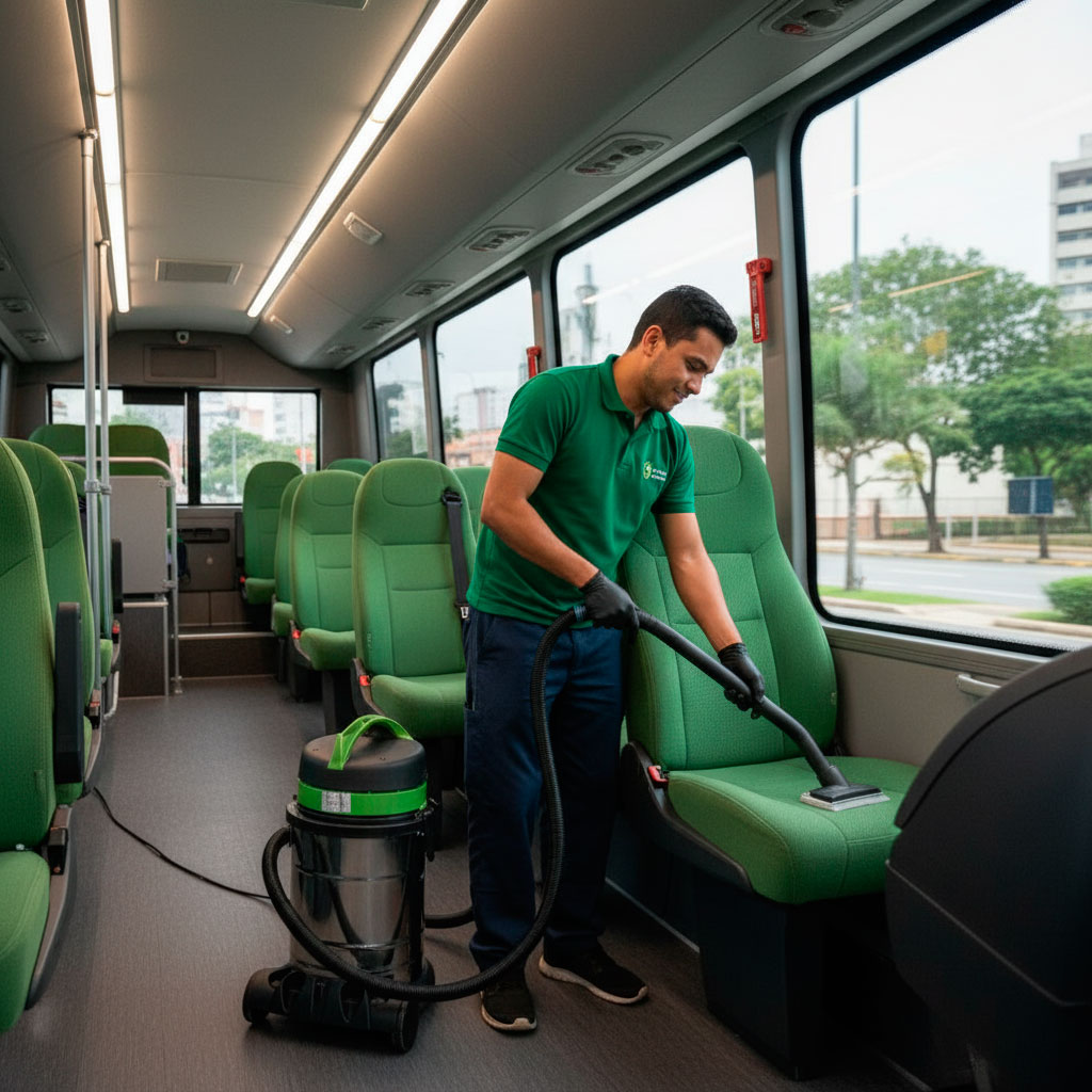 Higienização de Bancos de Ônibus